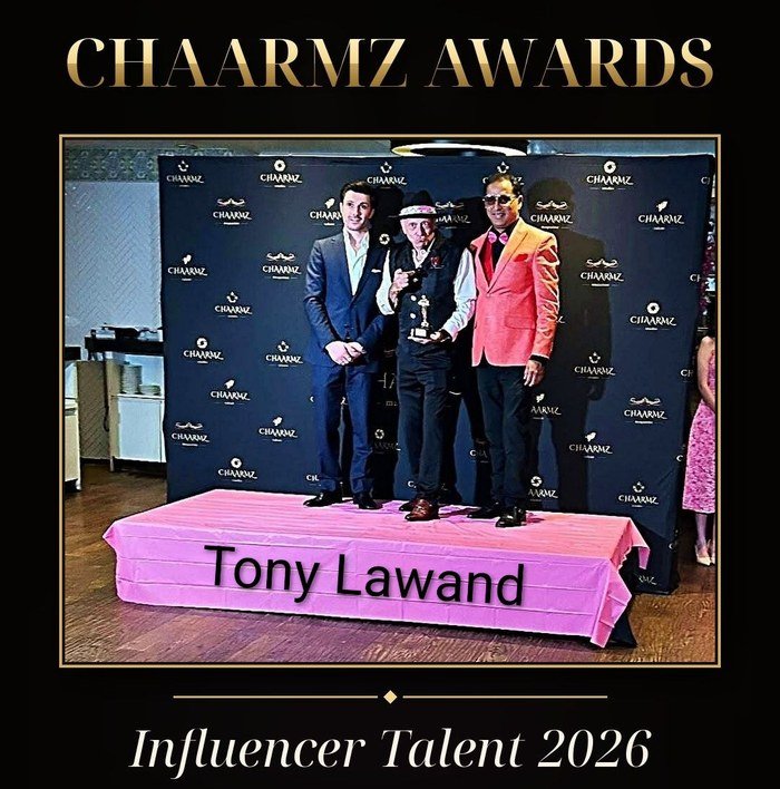 Chaarmz Awards: Tony Lawand, Chaarmz Magazine 2026 Talent Influencer of the Year