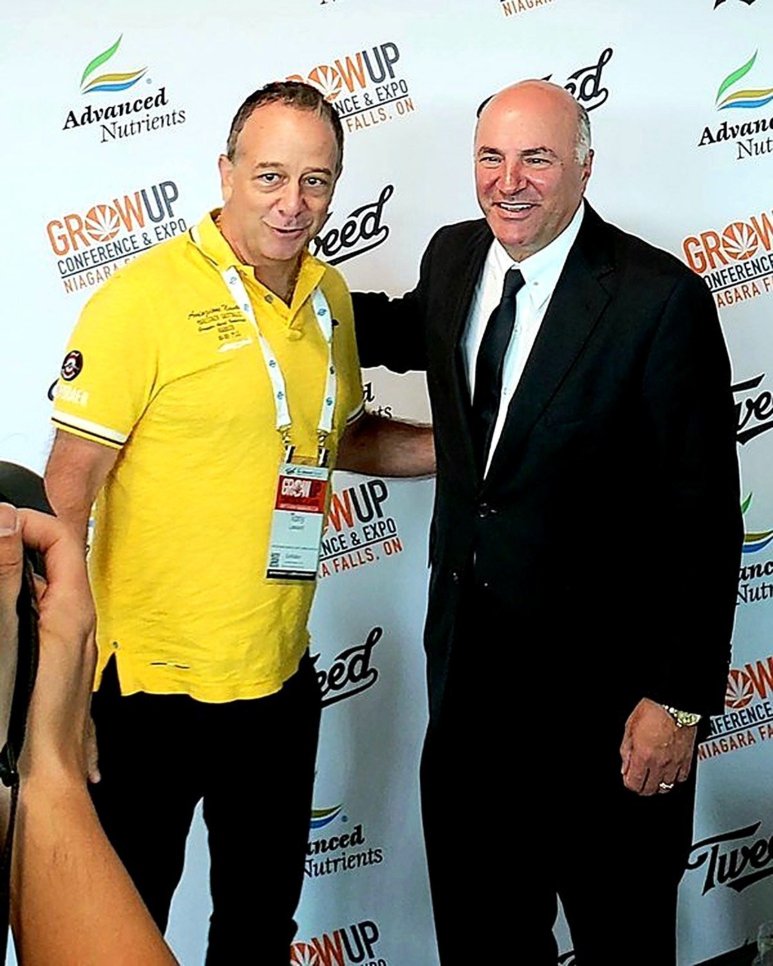 Tony Lawand with Kevin O'Leary