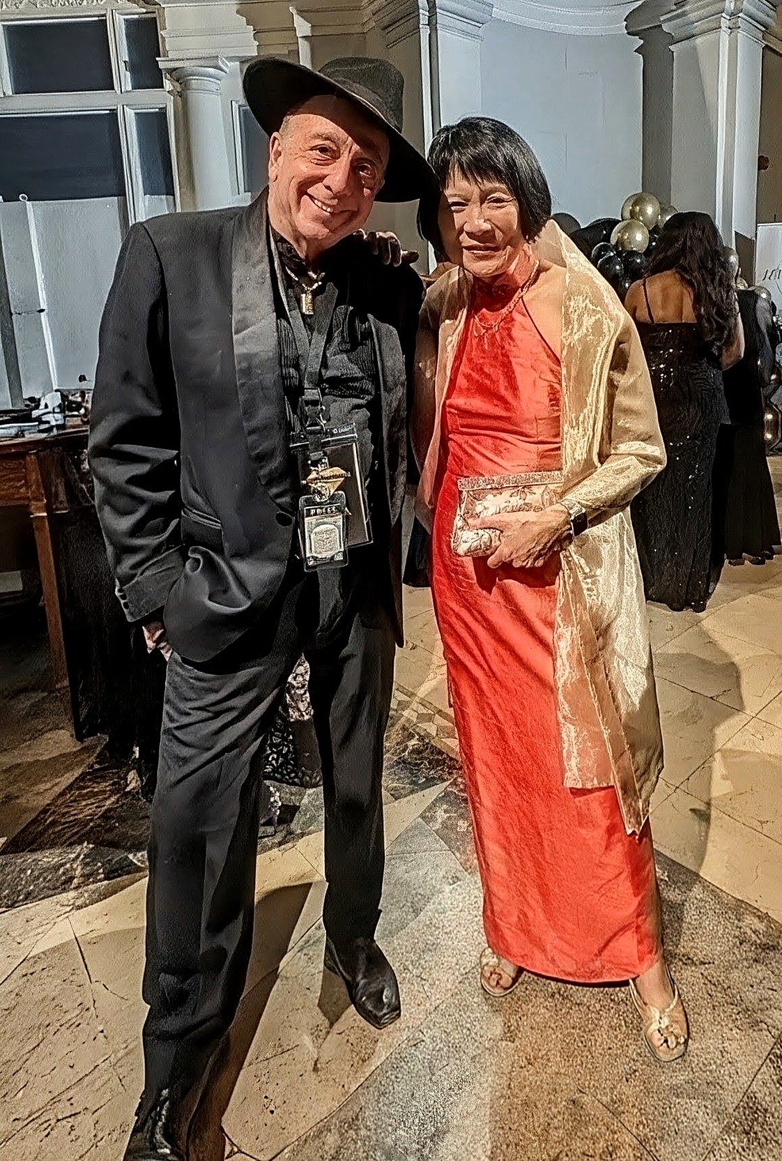 Tony Lawand with Mayor Olivia Chow