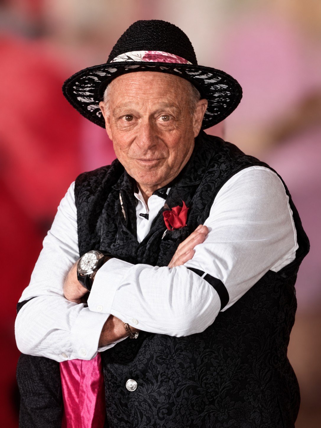 Tony Lawand as the cowboy