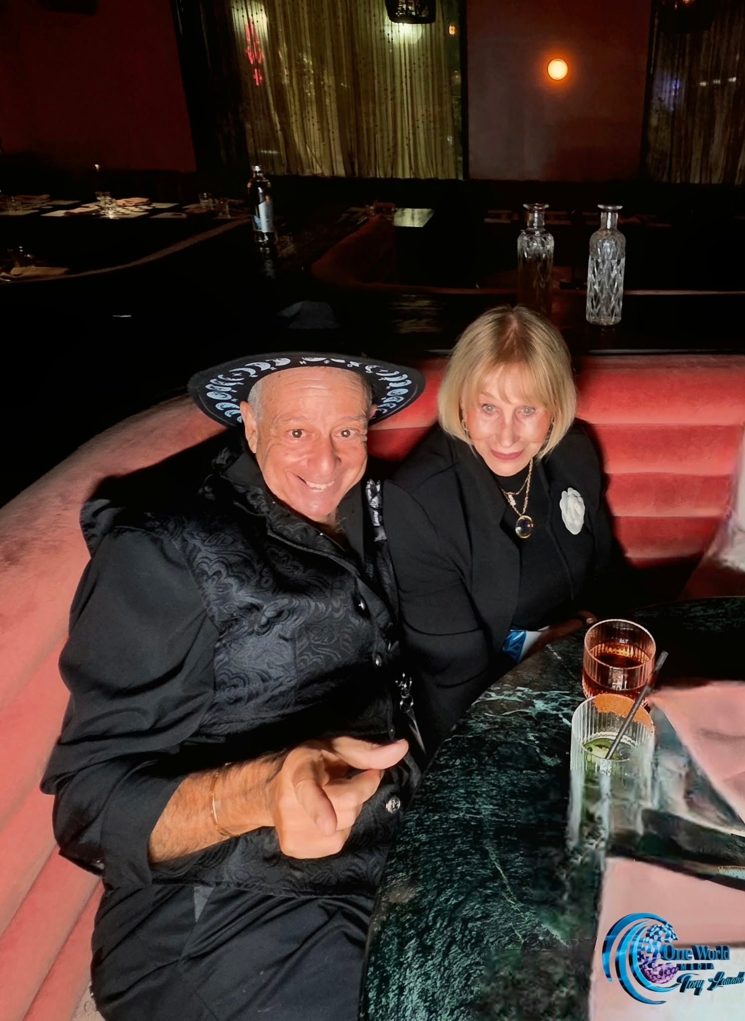 Tony Lawand with Donna Smith at their reunion