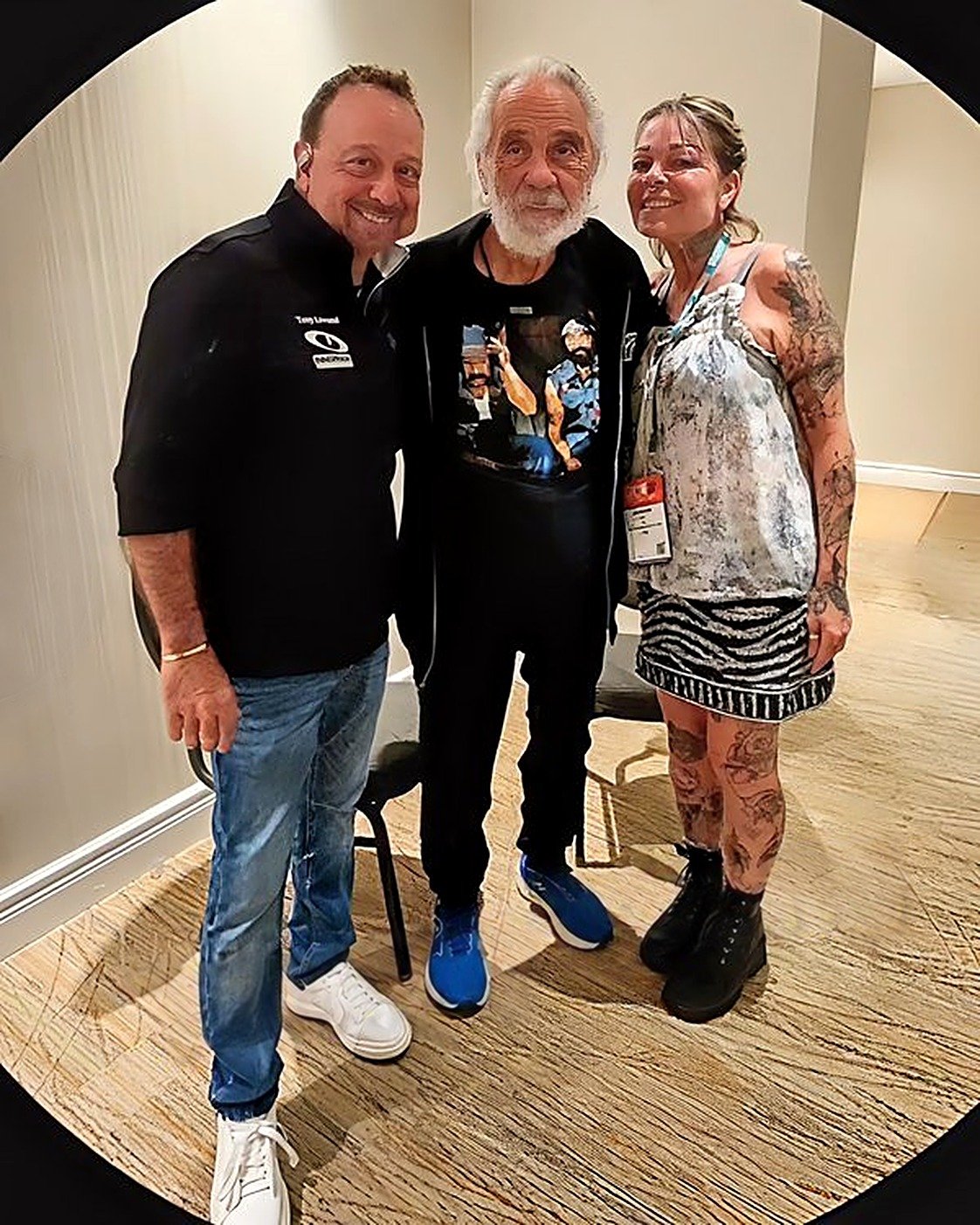 Tony Lawand with Tommy Chong
